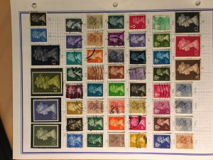 Collection of Great Britain stamps