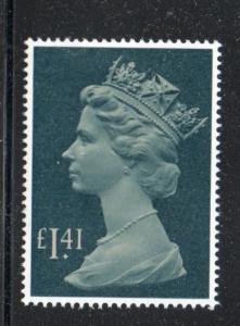 Great Britain Sc MH172 1985 £1.41 QE II Machin Head stamp mint NH