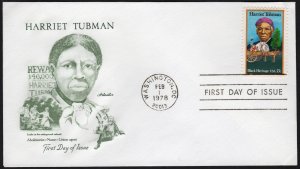 SC#1744 13¢ Harriet Tubman: Artmaster (1978) Unaddressed