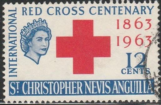 Saint Christopher, Nevis, & Anguilla,  #144 Used From 1963