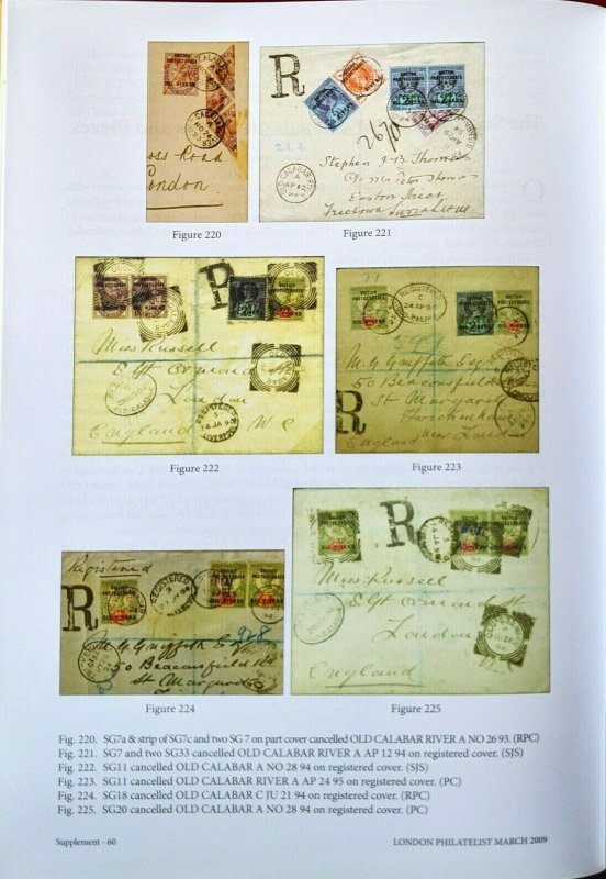 OIL RIVERS & NIGER COAST SURCHARGED PROVISIONALS & BISECTED STAMPS John Sacher
