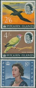 Pitcairn Islands 1964 SG46-48 Birds QEII MNH