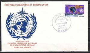 New Caledonia, Scott cat. C150. Space Weather satellite on a First day cover. ^