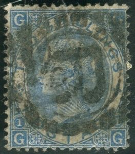 GB 1867 2s SG 118 Used QV SCARCE R/9 CANCEL (003089)