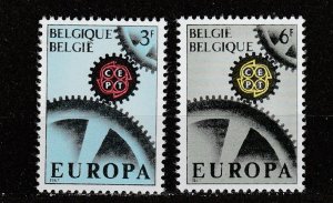 Belgium  Scott#  688-689  MH  (1967 Europa)