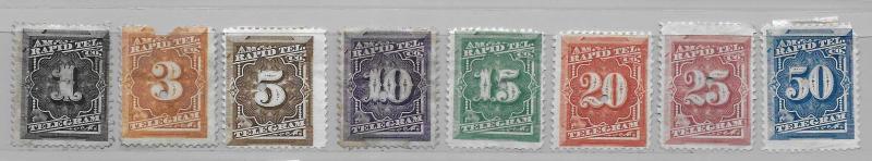 United States 3T7-10 Telegraph set Thick paper Cancelled