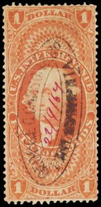 U.S. REV. FIRST ISSUE R67c  Used (ID # 118567)