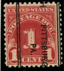 J70 US 1c Postage Due, used