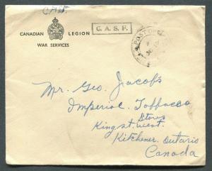 CANADA WWII ERA MILITARY COVER F.P.O. CANCEL