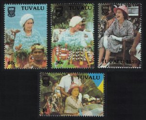 Tuvalu Tenth Anniversary of Independence 4v 1988 MNH SG#540-543