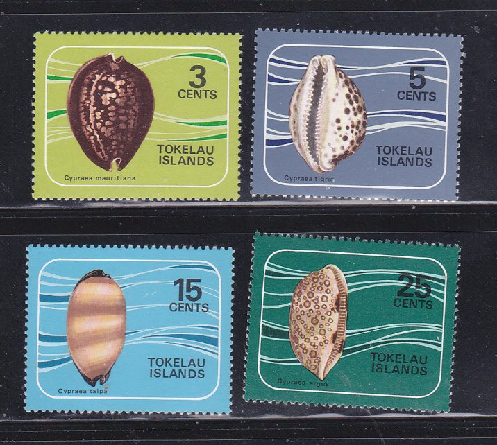 Tokelau 41-44 Set MNH Sea Shells (D)