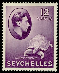 SEYCHELLES SG139, 12c reddish violet, LH MINT. Cat £50.