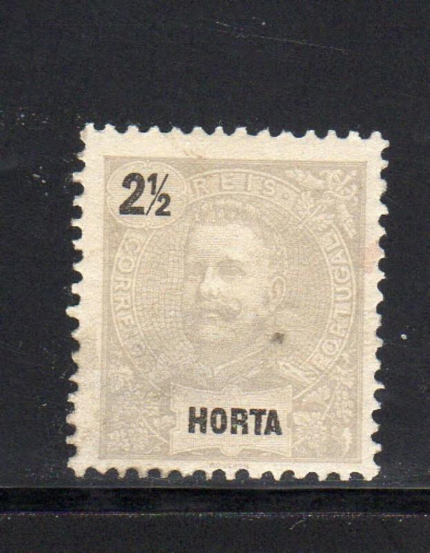 HORTA #13  1897  2 1/2r KING CARLOS    MINT  VF NH  O.G