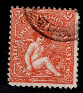 Uruguay Scott 162 Used Cherub stamp