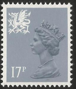 GB Wales Machin 17p Type II Regional Issue MNH SG W44Ea Cat £60