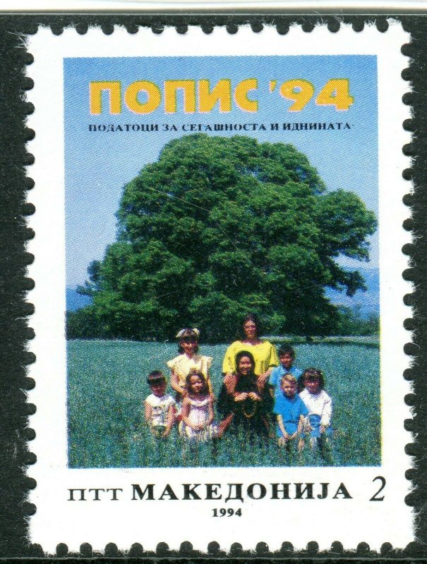 019 - MACEDONIA 1994 - Census - MNH Set