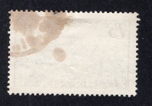 France 1936 75c prussian blue Balloon, Scott 308 used, value = $2.75