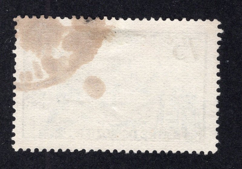 France 1936 75c prussian blue Balloon, Scott 308 used, value = $2.75