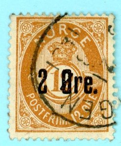 Norway, Scott #46, Used