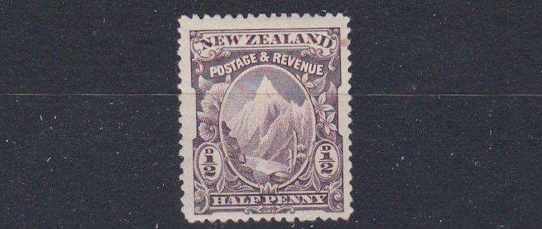 NEW ZEALAND  1898  S G 244  1/2D  PURPLE BROWN  MH