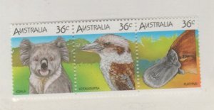 Australia Scott #992 Stamps - Mint NH Strip of 5 - Folded