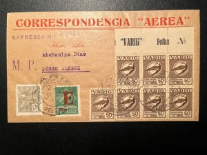 1931 Brazil Airmail Cover Pelotas to Porto Alegre Varig  Atahualpa Dias