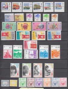 J45786 JL stamps 9 dif rescent,hong kong mnh/mlh/mh sets lot several sets mnh