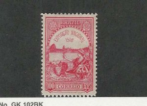 Brazil, Postage Stamp, #189 Mint Hinged, 1908, JFZ