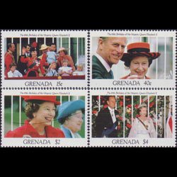 GRENADA 1991 - Scott# 2007/12 QEII Birthday NH