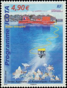 French Southern & Antarctic Territory #404, Complete Set, 2008, Marine LIfe, ...