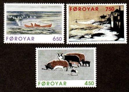 Faroe Islands # 307-309 Mint NH!