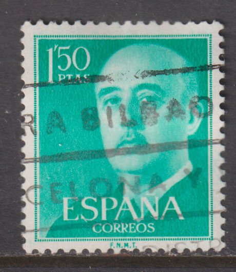 Spain 827 General Francisco Franco 1956