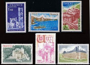 Scott #1469-74 Tourist Series MNH