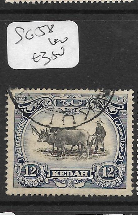 MALAYA KEDAH (P1105B) COW  12C  SG 58      VFU