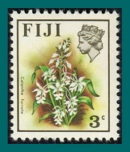 Fiji 1972 Flowers, Calanthe Orchid, 3c MNH #307,SG437