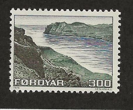 FAROE ISLANDS SC# 17  FVF MNH