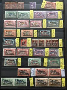 Lithuania Latvia Memel Large Valuable M&U Collection(Appx3500+Stamps)GM823