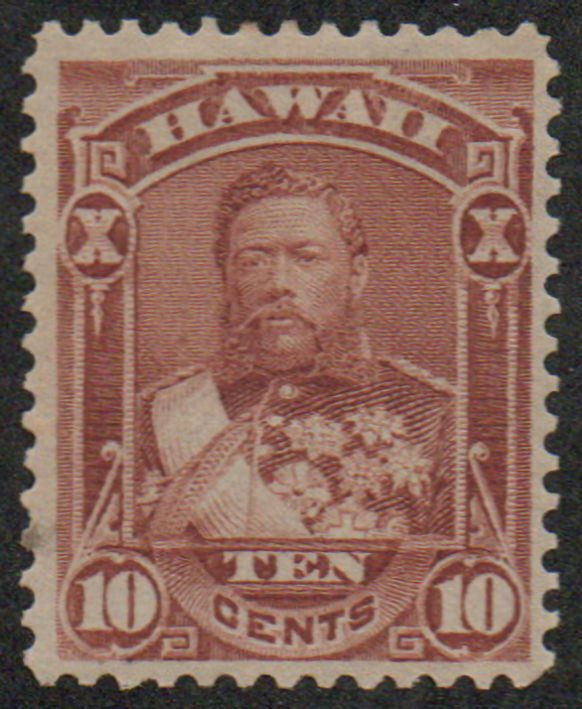 MALACK Hawaii 44 VF OG H, rich color! b9595