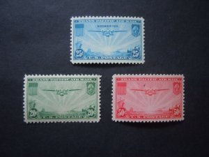 1935-1937 #C20 C21 C22 Transpacific Issues MNH OG VF #8 Includes New Mounts