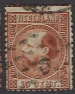 Netherlands  SC#9 Used Fine SCV$35.00...Value!