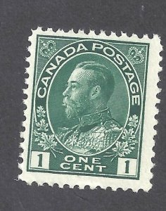 Canada # 104b MINT NH 1c BLUE-GREEN KGV ADMIRAL BS27187