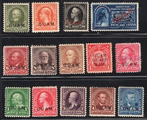 GUAM MNH/LH & More - BEAUTIFUL FRESH GROUP, HIGH CATALOG VALUE!
