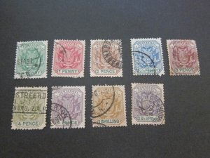 Transvaal 1896 Sc 166-74 set FU