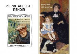 Z08 MOZ18518b MOZAMBIQUE 2018 Pierre Auguste Renoir MNH ** Postfrisch