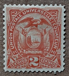 Ecuador #20 2c Universal Postal Union MH (1887)