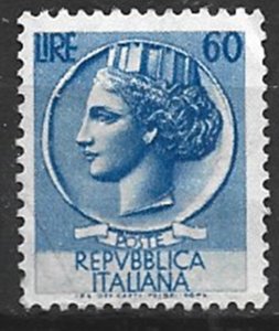 COLLECTION LOT 14087 ITALY #632 UNG 1953 CV+$15