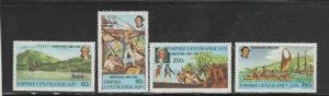 CENTRAL AFRICAN REPUBLIC #341-344 1978 CAPTAIN COOK MINT VF LH O.G