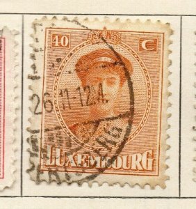 Luxemburg 1921 Early Issue Fine Used 40c. NW-191783