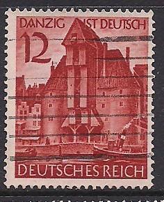 Germ. Sc 493 Danzig ist Deutsch (German) Used L12