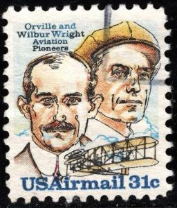 SC#C91 31¢ Wright Brothers Single (1978) Used